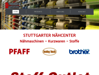stuttgarter-naehcenter.de screenshot