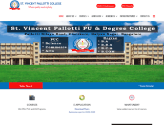 stvincentpallotticollege.com screenshot