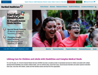 stvincentsspecialneeds.org screenshot