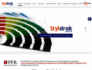 styldruk.pl screenshot
