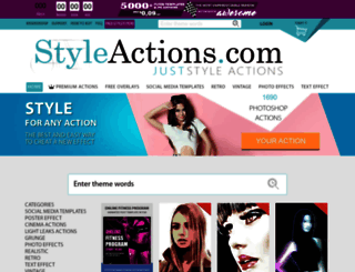 styleactions.com screenshot