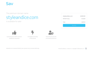 styleandice.com screenshot