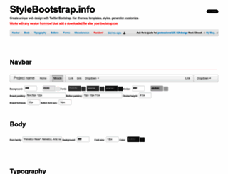 stylebootstrap.info screenshot