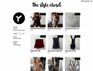 stylecloset.storenvy.com screenshot