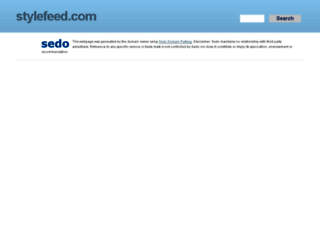 stylefeed.com screenshot