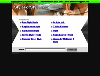 styleforstyle.com screenshot
