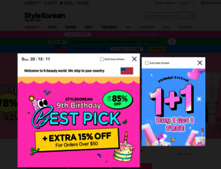 stylekorean.com screenshot