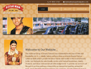 stylemanbeautyparlour.com screenshot