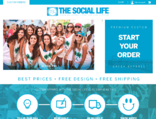 styles.thesociallife.com screenshot