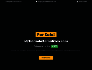 stylesandalternatives.com screenshot