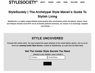 stylesociety.co.za screenshot