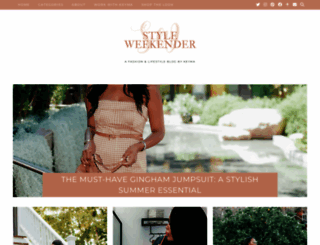 styleweekender.com screenshot