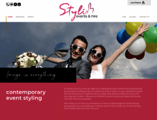 stylisheventsandhire.com.au screenshot