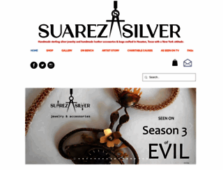 suarezsilverjewelry.com screenshot