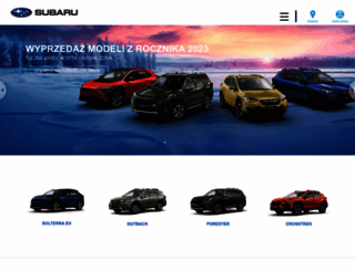 subaru.pl screenshot