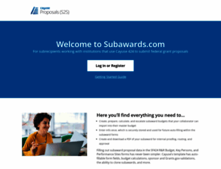 subawards.com screenshot