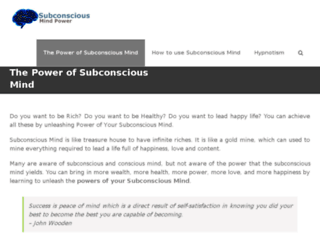 subconsciousmindpowers.com screenshot