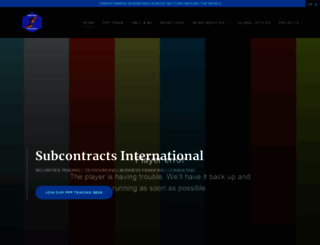 subcontractsinternational.com screenshot