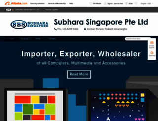 subharasingapore.trustpass.alibaba.com screenshot