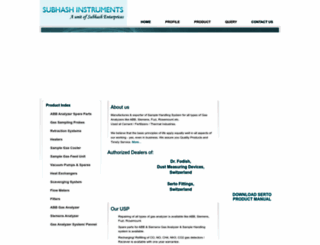 subhashinstruments.com screenshot