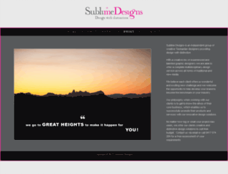 sublimedesigns.net.au screenshot