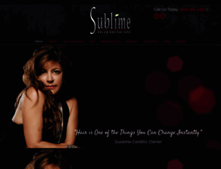 sublimesalon.com screenshot