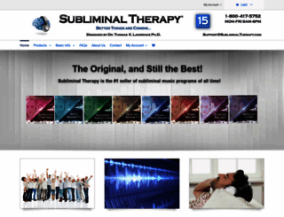 subliminaltherapy.com screenshot