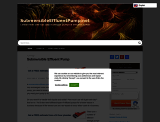 submersibleeffluentpump.net screenshot