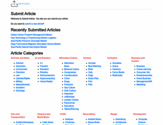 submitarticle.org screenshot