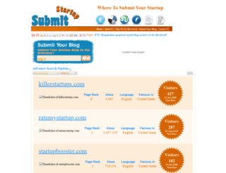 submitstartup.com screenshot
