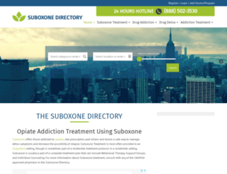 suboxone-directory.com screenshot
