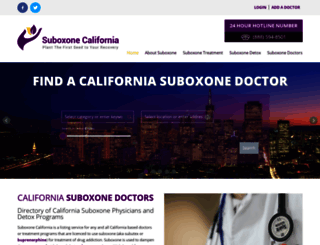 suboxonecalifornia.com screenshot