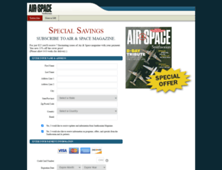 subscribe.airspacemag.com screenshot