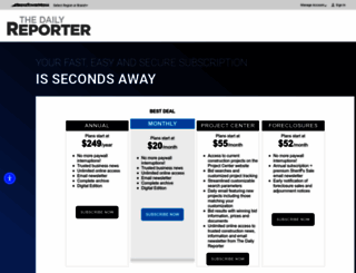 subscribe.dailyreporter.com screenshot