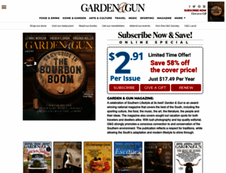 subscribe.gardenandgun.com screenshot
