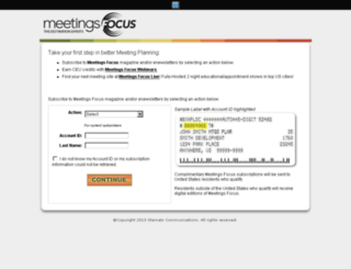 subscribe.meetingsfocus.com screenshot
