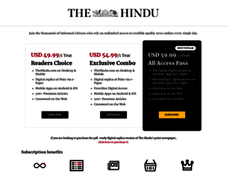 subscription.thehindu.com screenshot