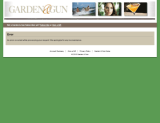 subscriptions.gardenandgun.com screenshot
