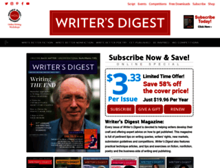 subscriptions.writersdigest.com screenshot