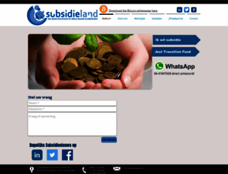 subsidieland.nl screenshot