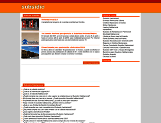 subsidio.cl screenshot