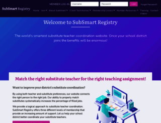 subsmartregistry.com screenshot