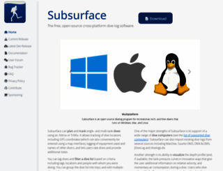 subsurface-divelog.org screenshot