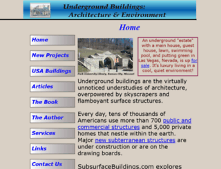 subsurfacebuildings.com screenshot