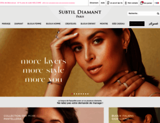 subtil-diamant.com screenshot