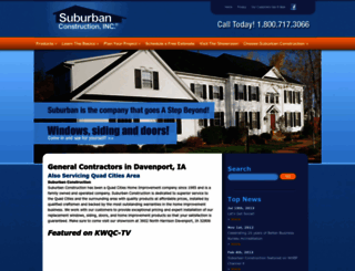 suburbanconstruction.com screenshot