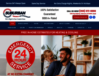 suburbanhvac.co screenshot