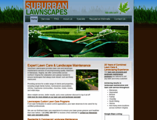 suburbanlawnscapes.com screenshot