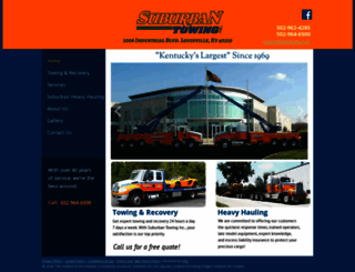 suburbantow.com screenshot