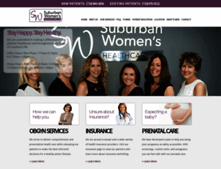 suburbanwomenshealthcare.com screenshot